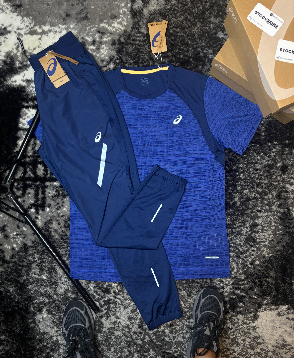 ASICS BLUE THUNDER SET